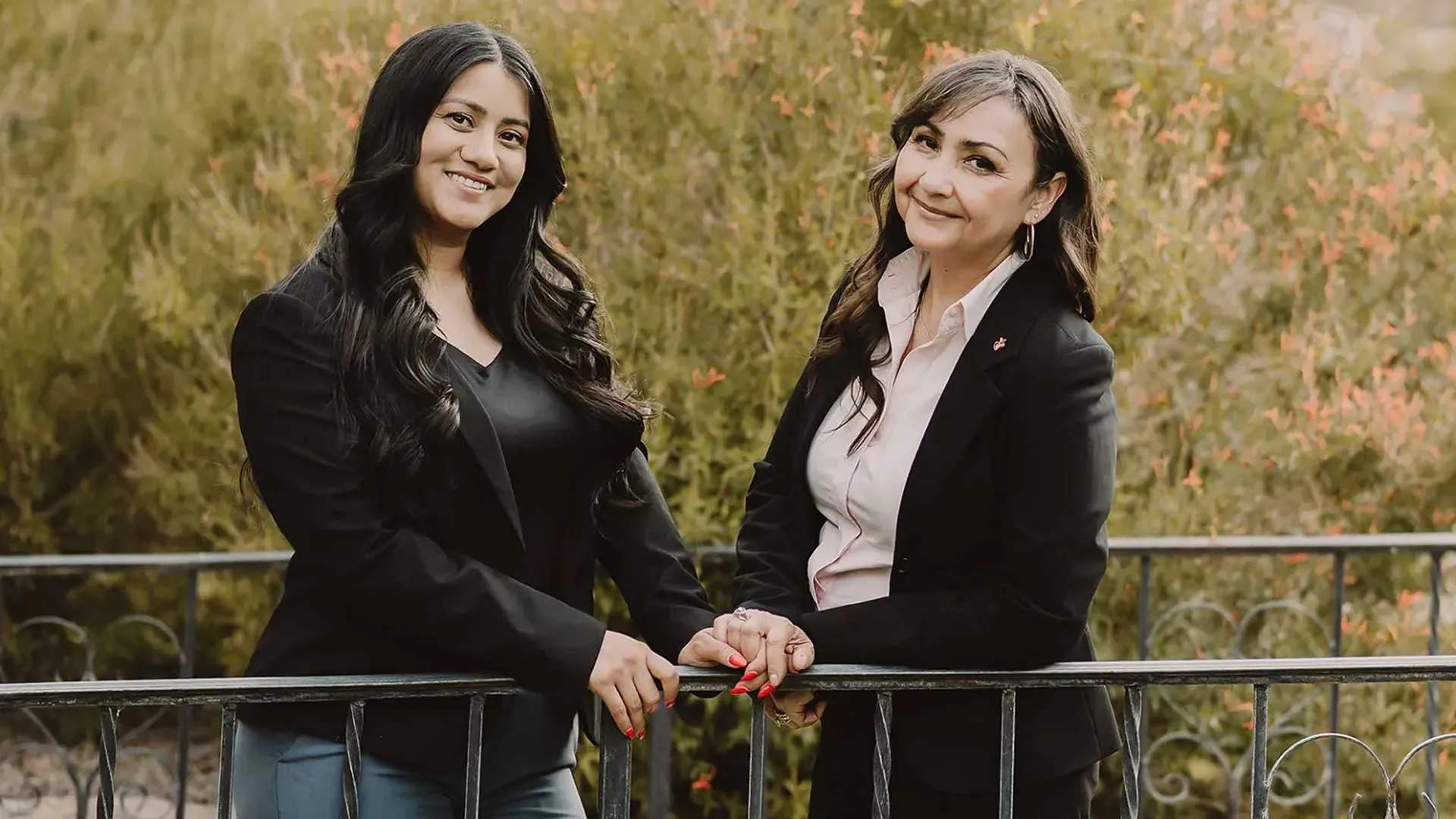 NEA Members Berenice Velasquez and Irma Quaney Bridge