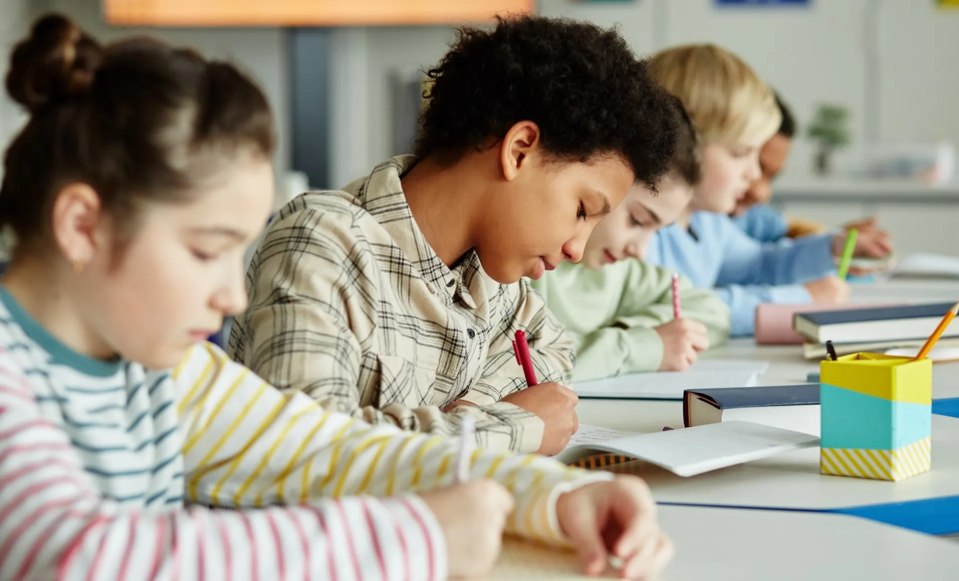 students in classroom