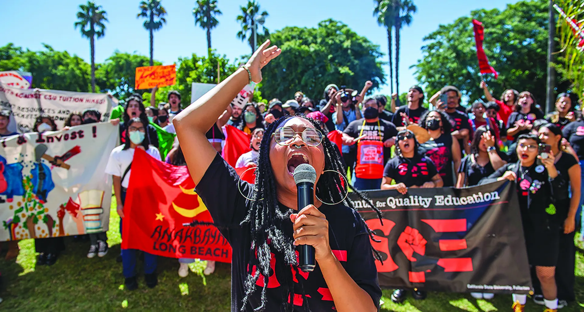 Students protest tuition hikes
