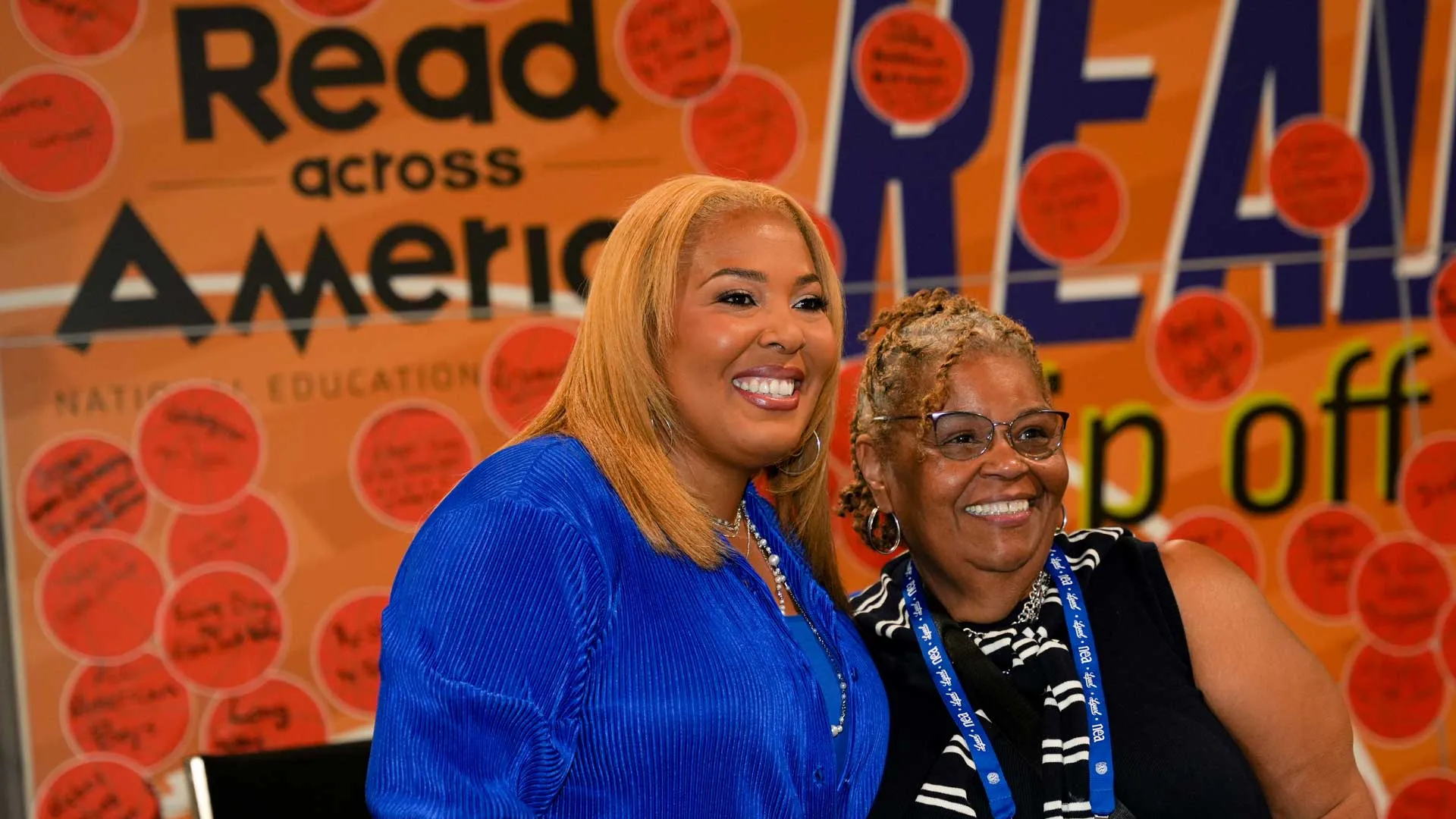 NEA's Read Across America's newest ambassador Helen Darling