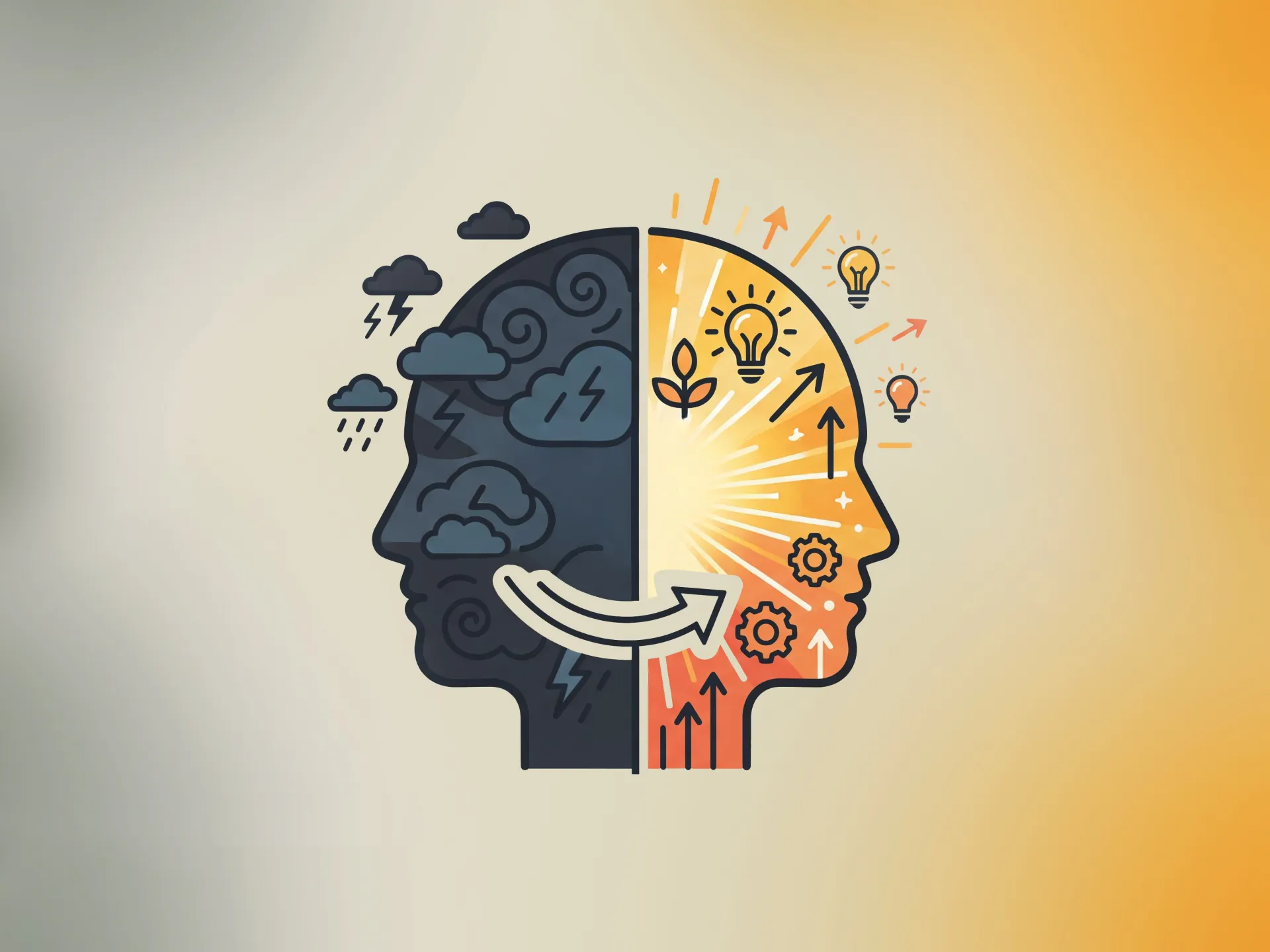 two minds stock image