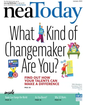 January 2023 NEA Today Magazine Cover
