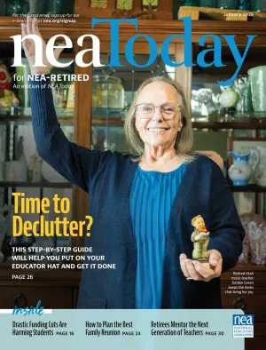 NEA Today for NEA-Retired Members magazine cover, 2026 January