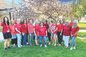 Members of Illinois' Crystal Lake Association of Support Staff 