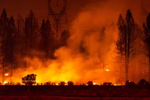 Wildfire in California