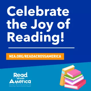 graphic that says Celebrate the Joy of Reading