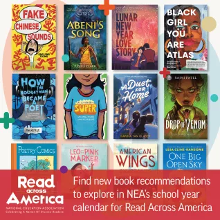 Collage of Read Across America book covers