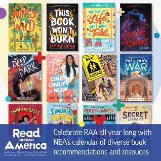 Collage of Read Across America book covers
