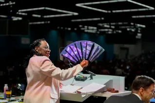 NEA President Becky Pringle Opens the 2025 NEA Representative Assembly in Portland, Oregon JULY 03 2025
