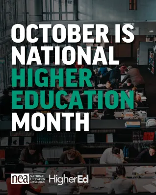 October is National Higher Education Month