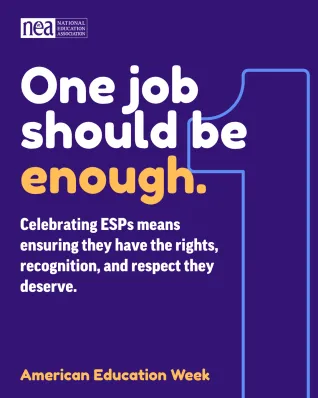 One Job Should Be Enough ESP Day Graphic 1
