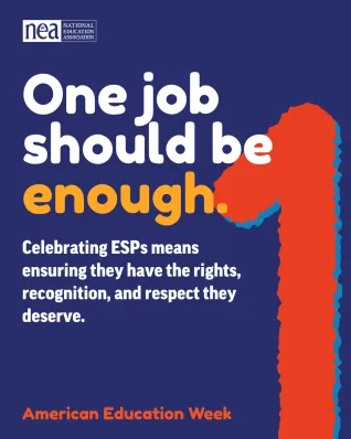 One Job Should Be Enough ESP Day Graphic 2