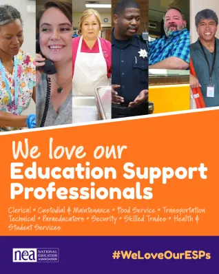 We Love ESPs ESP Day Graphic