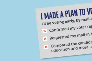 Make a plan to vote - Share
