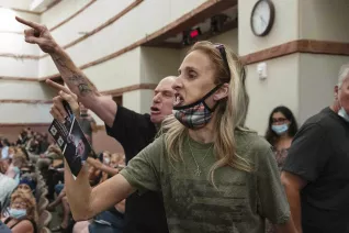 school board protest