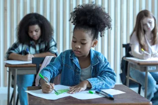 students in classroom