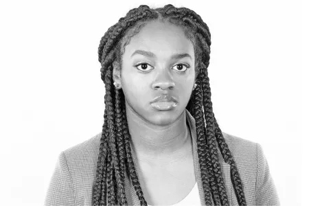 Black high school student