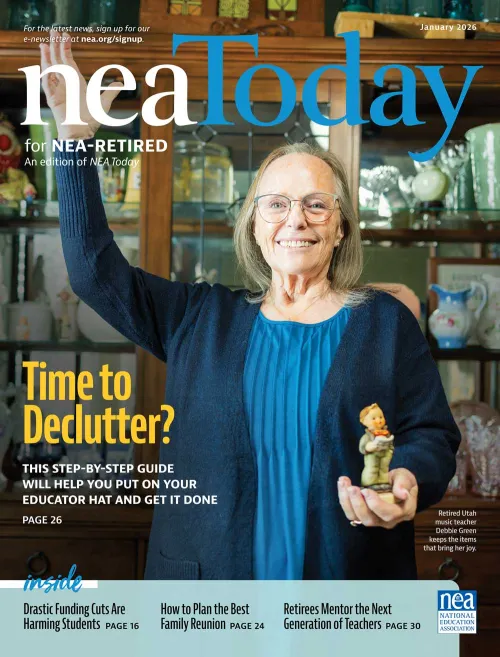 NEA Today for NEA-Retired Members magazine cover, 2026 January