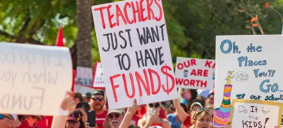 RedforEd protest