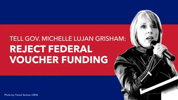 Gov. Lujan Grisham vouchers