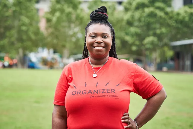 Tamika Walker Kelly is an elementary school music specialist in Fayetteville, North Carolina