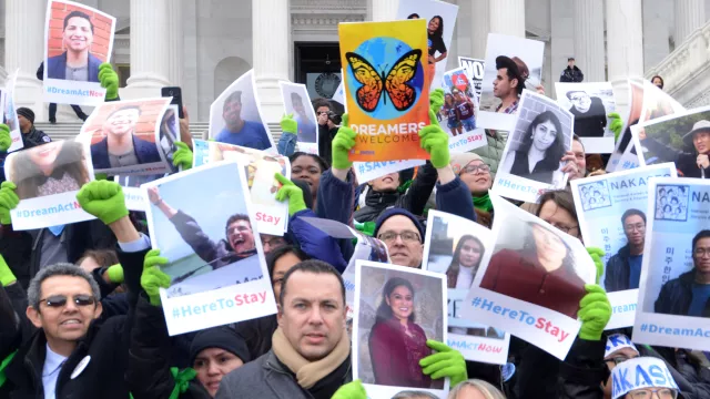 Rally on Capitol hill in 2017
