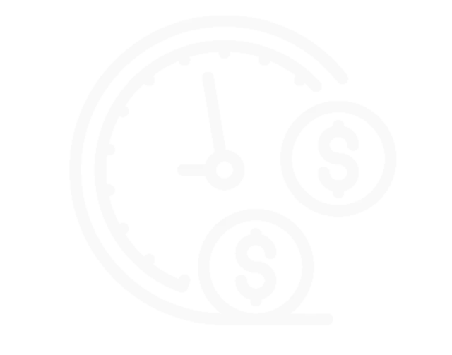 Line drawing of a click with dollar signs