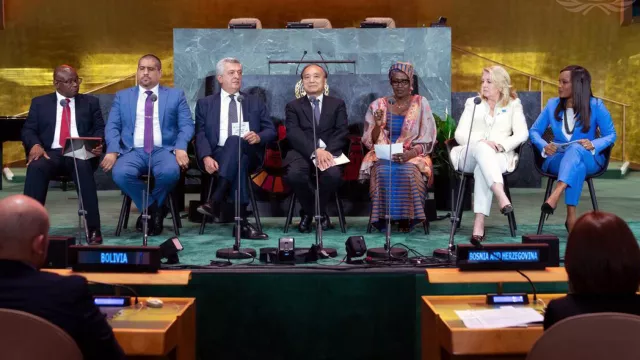 Panel members at the UN 2022 Transforming Education Summit