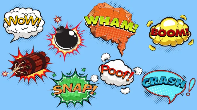 Comic expletives
