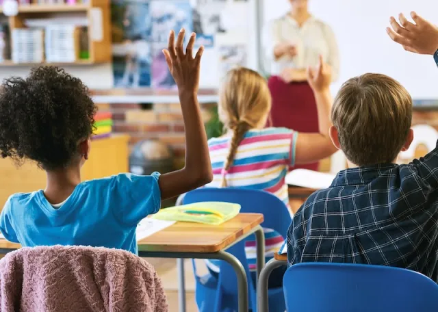 students in classroom