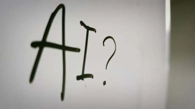 AI? written on white board