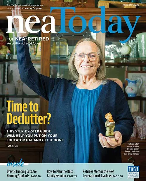 NEA Today for NEA-Retired Members magazine cover, January 2026