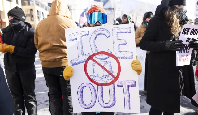 ICE protest