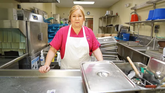 cafeteria worker