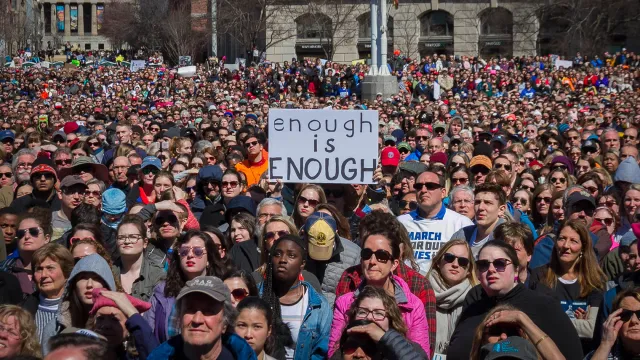 2018 March for Our Schools crowds