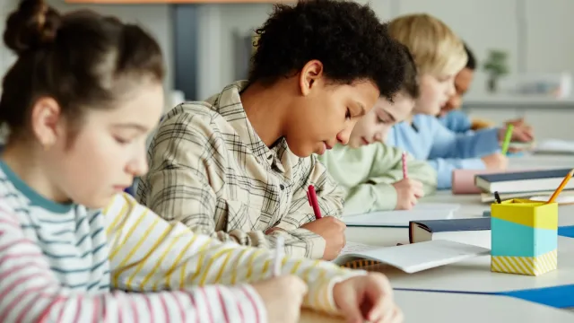 students in classroom