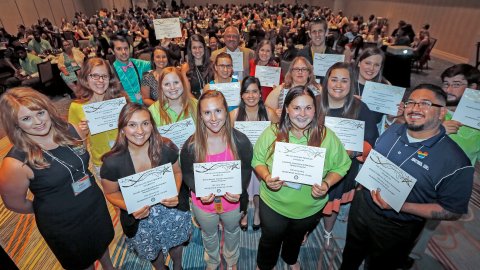 Students with NEA recognition awards