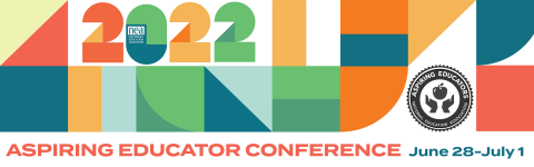 Aspiring Educator Conference 2022 logo