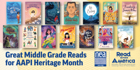 Twitter image for Read Across America books for Asian Pacific Islander Heritage Month