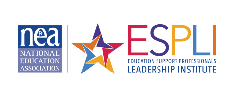 NEA logo with a star and the text ESP Leadership Institute
