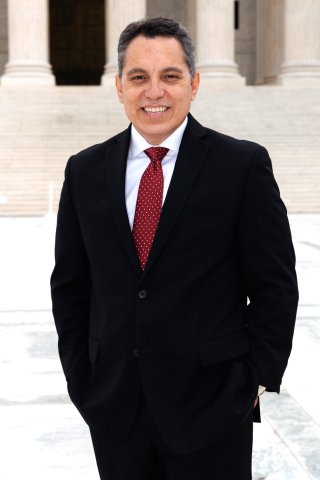 Photo of David Hinojosa on Supreme Court steps