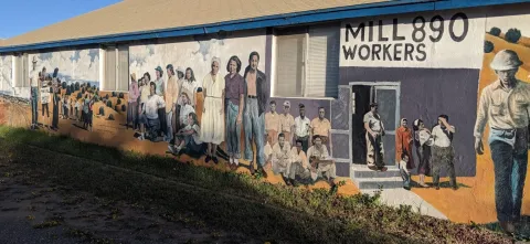Mural of Empire Zinc Strike