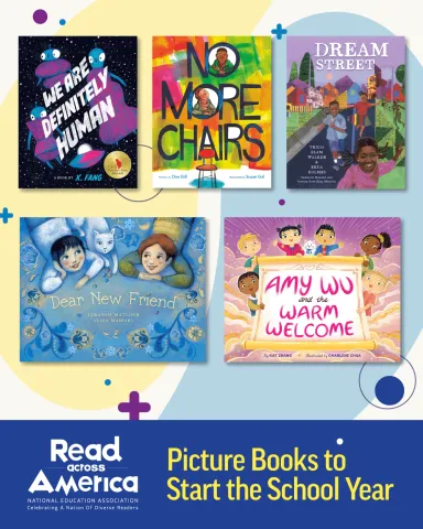 A collage of book covers for Back to School