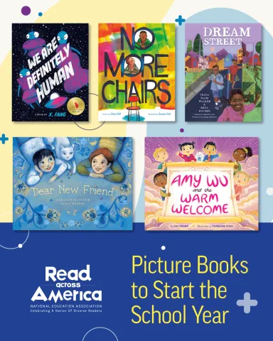 A collage of book covers for Back to School